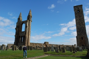 St. Andrews Cathedral ruins. This was originally the centre of the Medieval Catholic Church in Scotland