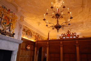 Inside the royal chambers
