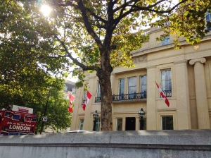 Canadian Embassy by Trafalgar Sqare